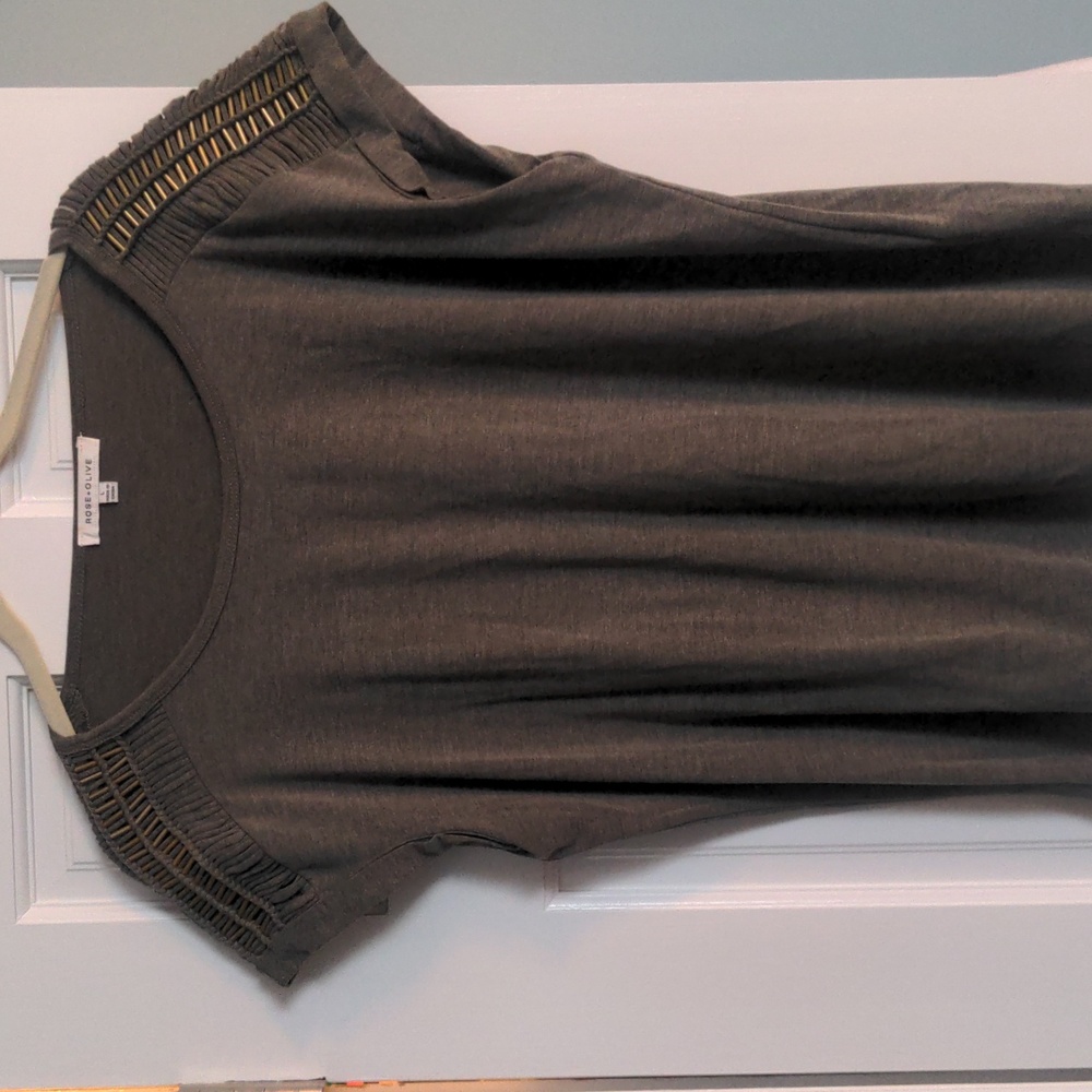 Embellished Shoulder Tee